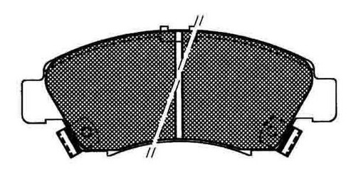 Pastilla De Freno Honda --civic 1.3 Dx - 1.5 I - 1.6 90/96 D