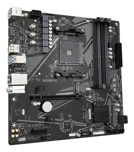Motherboard Am4 Gigabyte B550m K Amd Placa Madre Ddr4