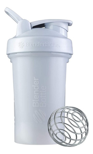 Termo Con Batidor - Blender Bottle - Blanco - 20oz
