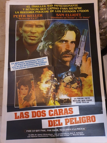 Afiche De Cine Original-2274-las 2 Caras Del Peligros-