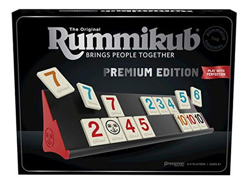 Juego Rummikub Premium Edition Pressman Con Estantes Y Bolsa