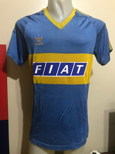 Camiseta Boca adidas 1990 1991 Fiat Batistuta #9 Argentina L