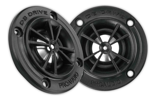 Par de Tweeters Para Automóvil DB Drive P6TW 30P PRO Audio Series 1.18 Pulgadas 300 Watts Máximo 150 Watts RMS 4 Ohms Color Negro
