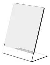 Comprar Porta Menu Tamaño Carta Vertical Acrilico 3mm