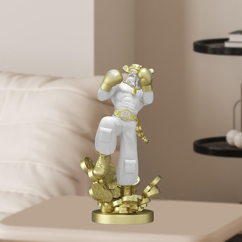 Estatua Del Dios De La Riqueza, Escultura De, Decoración