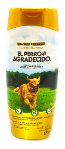 Shampoo Para Perros El Perro Agradecido 400ml Fragancia Aloe vera