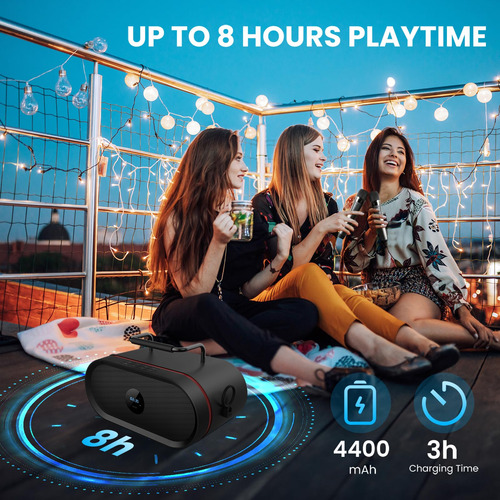 Karaoke Machine Rhm K666 With 2 Wireless Microphones