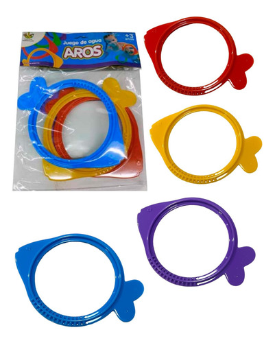 Juego De Agua Aros Juguetes Acuáticos Para Chicos Verano!!