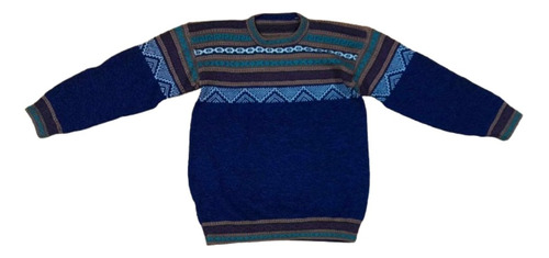 Sweater Pullover Lana Alpaca Piramides Unisex 