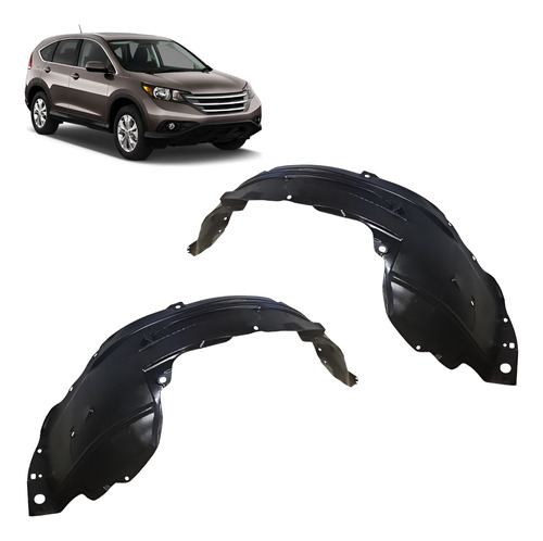 Pasarueda Guardaplast Delantero P/ Honda Cr-v 12/16 Juego X2