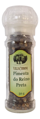 Pimenta Preta Em Grãos - Moedor - 50g