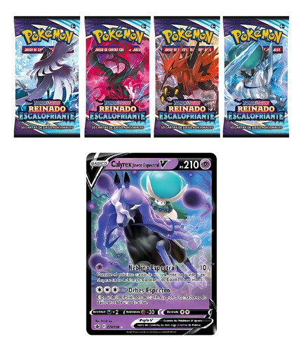 Cartas Pokemon · Calyrex Shadow Rider V Box (ingles) Idioma Inglés