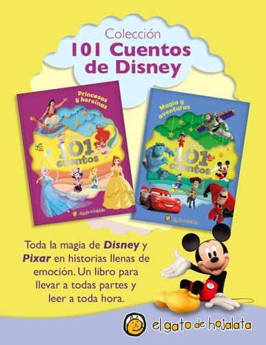 101 Cuentos Disney Lote X Dos Libros Tapa Dura
