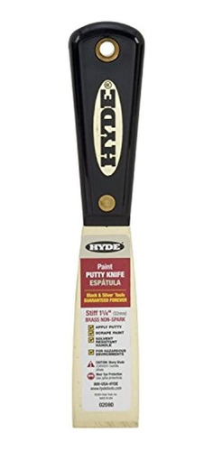 Hyde Tools 02080 4 Paquetes 125inch Stiff Chisel Edge Masill