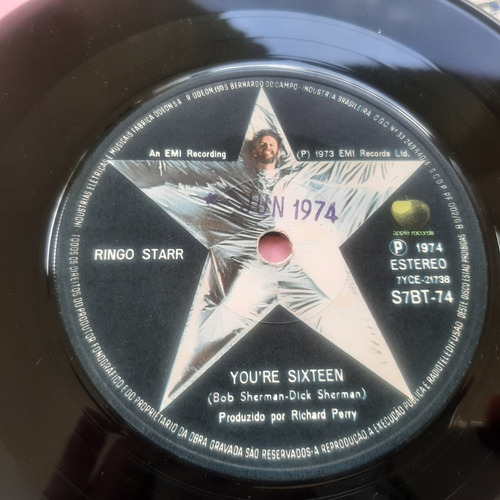 Vinil Ringo Starr You're Sixteen/ Devil Woman - Compacto