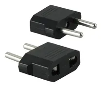 Comprar Enchufe Adaptador De Ficha Americana 2 Patas Chatas X10 Ax®
