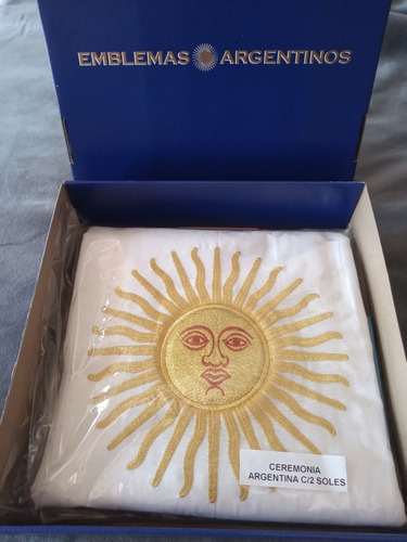 Bandera Doble Sol Argentina Ceremonia Grande Reglamentaria