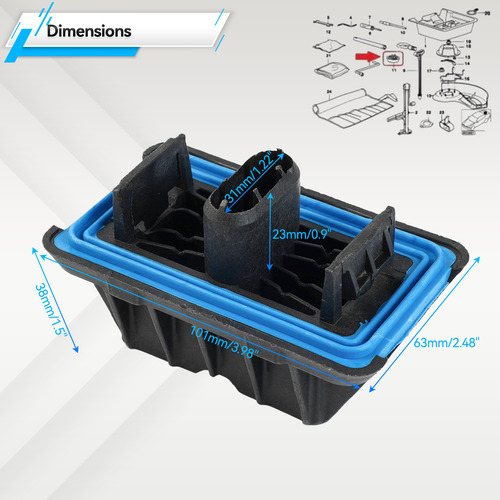 Almohadilla Jack Point Para Bmw X3 F25 X4 F26 X5 E70 X6 E71