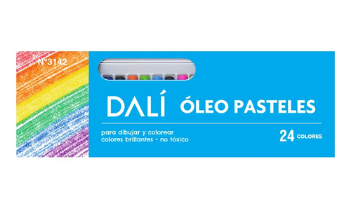  Óleo Pasteles  X 24 Colores No Tóxico - Dali