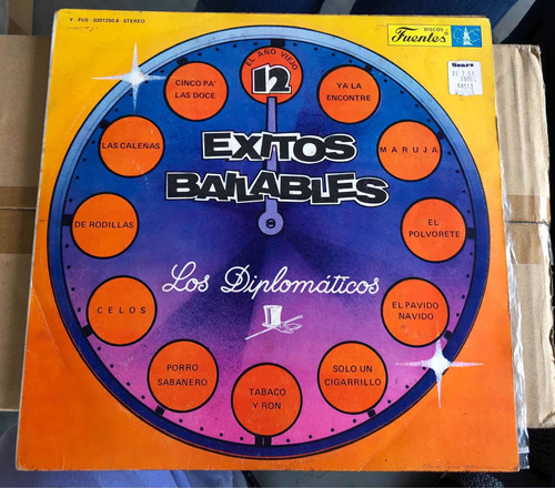 Antiguo Lp Vinyl Disco Los Diplomáticos Éxitos Bailables