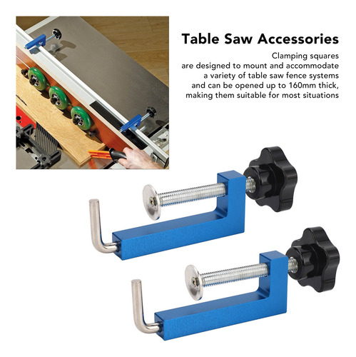 Table Saw Accessories 2pcs Universal Fence Clamp For Mitre