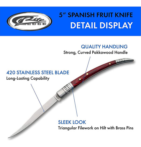 Rite Edge Szco Supplies Cuchillo Para Frutas Español De 5 P
