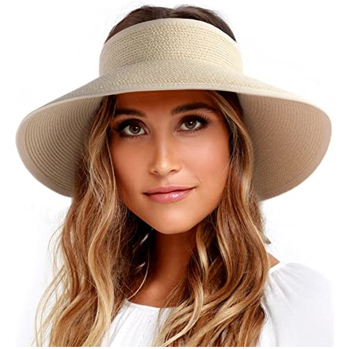 Sombrero De Visera Para Mujer De Ala Ancha