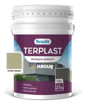 Comprar Revoque Acrílico Terplast Rodillable 25kg Tersuave - Color Verde Liquen