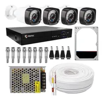 Comprar Sistema Vigilância Com 4 Câmeras Digitais Hd Alta Resolução