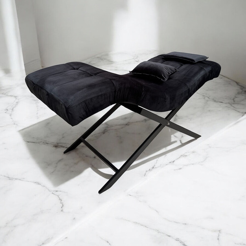 Camilla Luxury Curve Original Ergonóm Color Negro Base Metal Negro