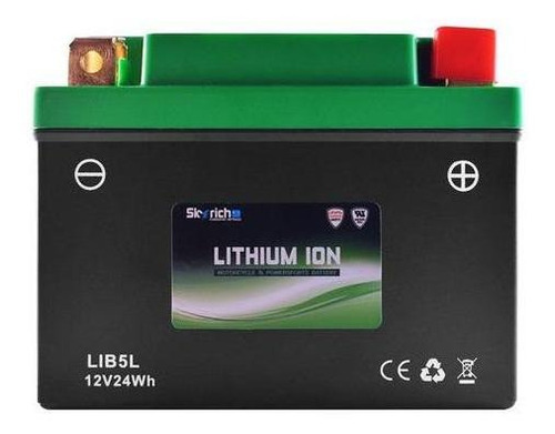 Bateria De Litio Moto Libre Mantenimiento Lib5l Skyrich