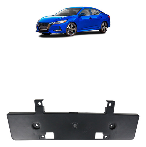 Suporte Placa Sentra 2020 Preto Poroso