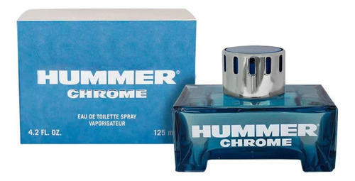 Perfume Hummer Chrome 125ml. Para Caballeros