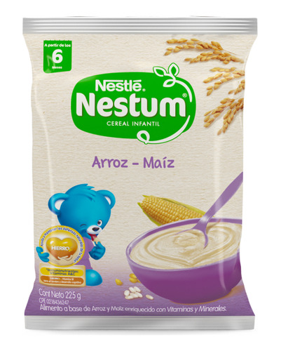 Nestum Arroz Y Maiz Nestle Desde 6 Meses 225gr