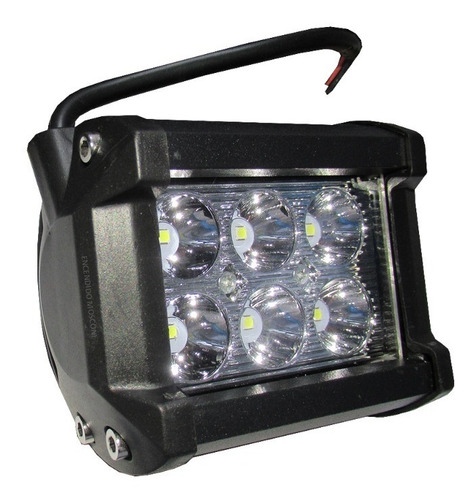 Faro Auxiliar 18w 6 Led Cree Autos Motos Off Road