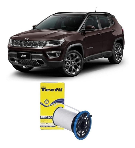 Filtro Combustível Diesel Jeep Compass 2019 Tecfil Pec3041