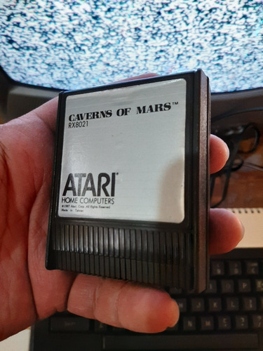 Video Juego Caverns Of Mars De Computadoras Atari Xe,600. (Usado)