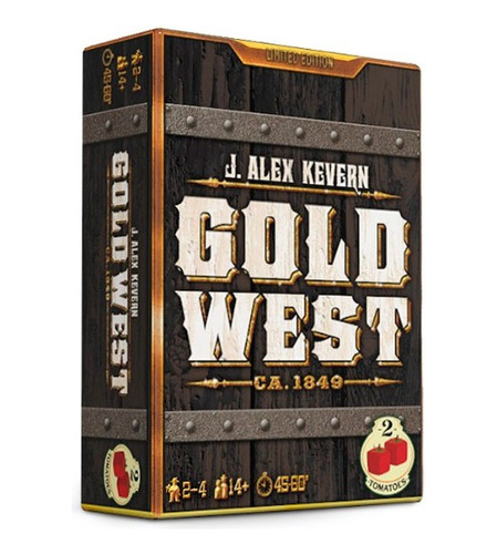 Juego De Mesa Gold West Ca.1849 Edicion Limitada Estrategia