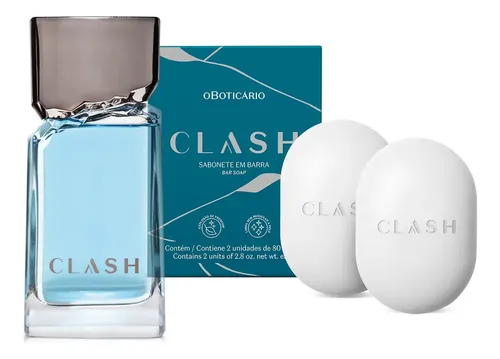 Clash Colonia 100ml Sabonete Em Barra 2x80g
