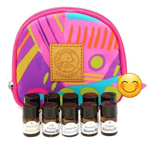 Aceites Esenciales Apapacho Kit Mini Aceites + Estuche Nuevo