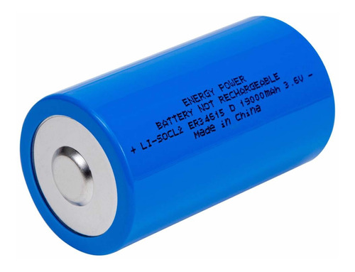 Bateria Tamanho D Er34615 3,6v 19000mah Lithium Li-socl2