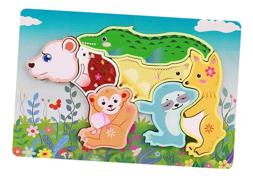 Rompecabezas de animales animados sale