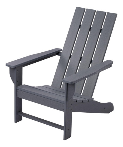 Yardcom Wooden Adirondack Chair, Outdoor Patio Chair With A.