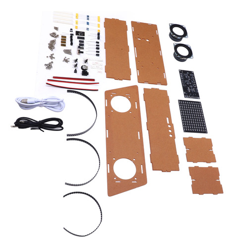 Kit De Altavoces Led Spectrum Rhythm Sound Fm Soldering Prac