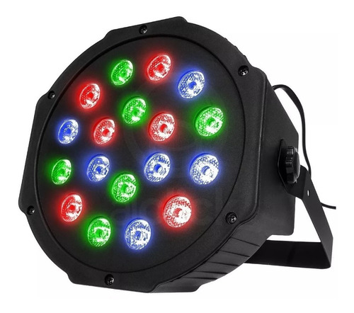 Luz Tacho Dj Led Proton Par 18 Tacho Rgb Dmx