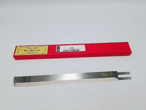 12 Faca Aço P/ Maquina Corte Cortar Tecido 8 Polegadas Ind. Cor Niquelada