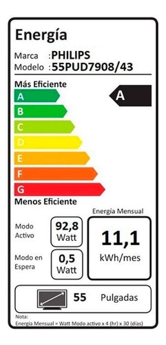 Philips Led Smart Tv Ambilight 55 Uhd 4k 55pud7908