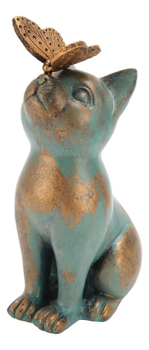 Estatua De Gatito, Figura De Gato Con Detalles Exquisitos, E