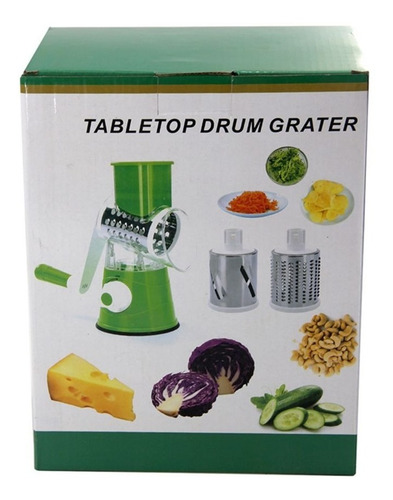 Molino Rallador Mandolina 3 En 1 Para Verduras