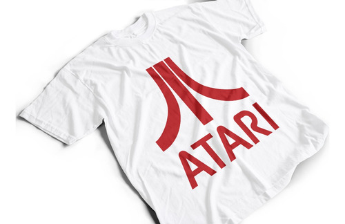 Camiseta Algodón Para Adulto Con Estampado Atari Videojuegos